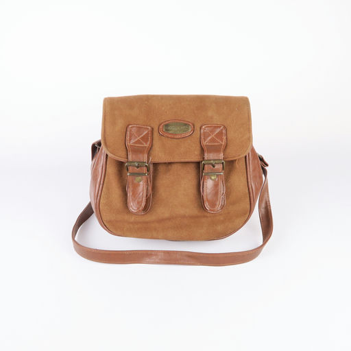 sac à bandoulière en daim camel 'daniel ray'