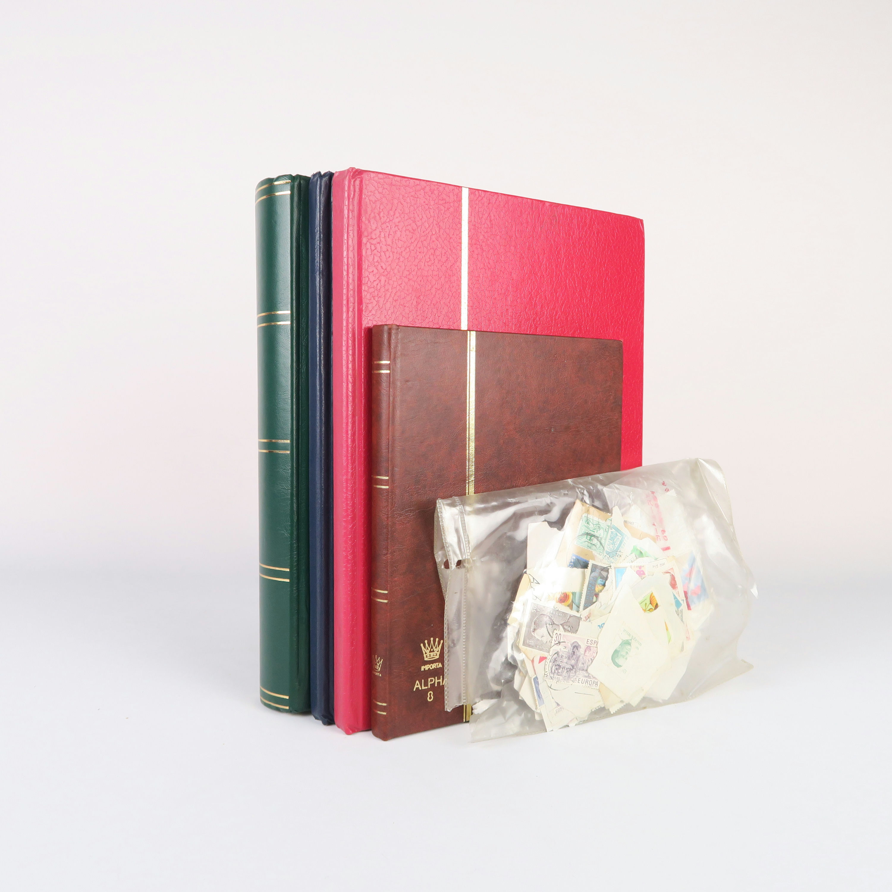 album de collection de timbres (divers)