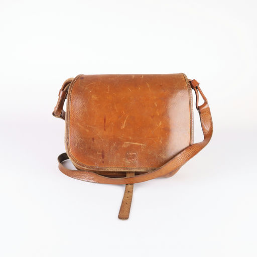 sac à bandoulière en cuir camel 