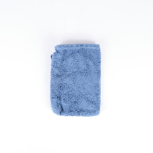 gant de toilette bleu
