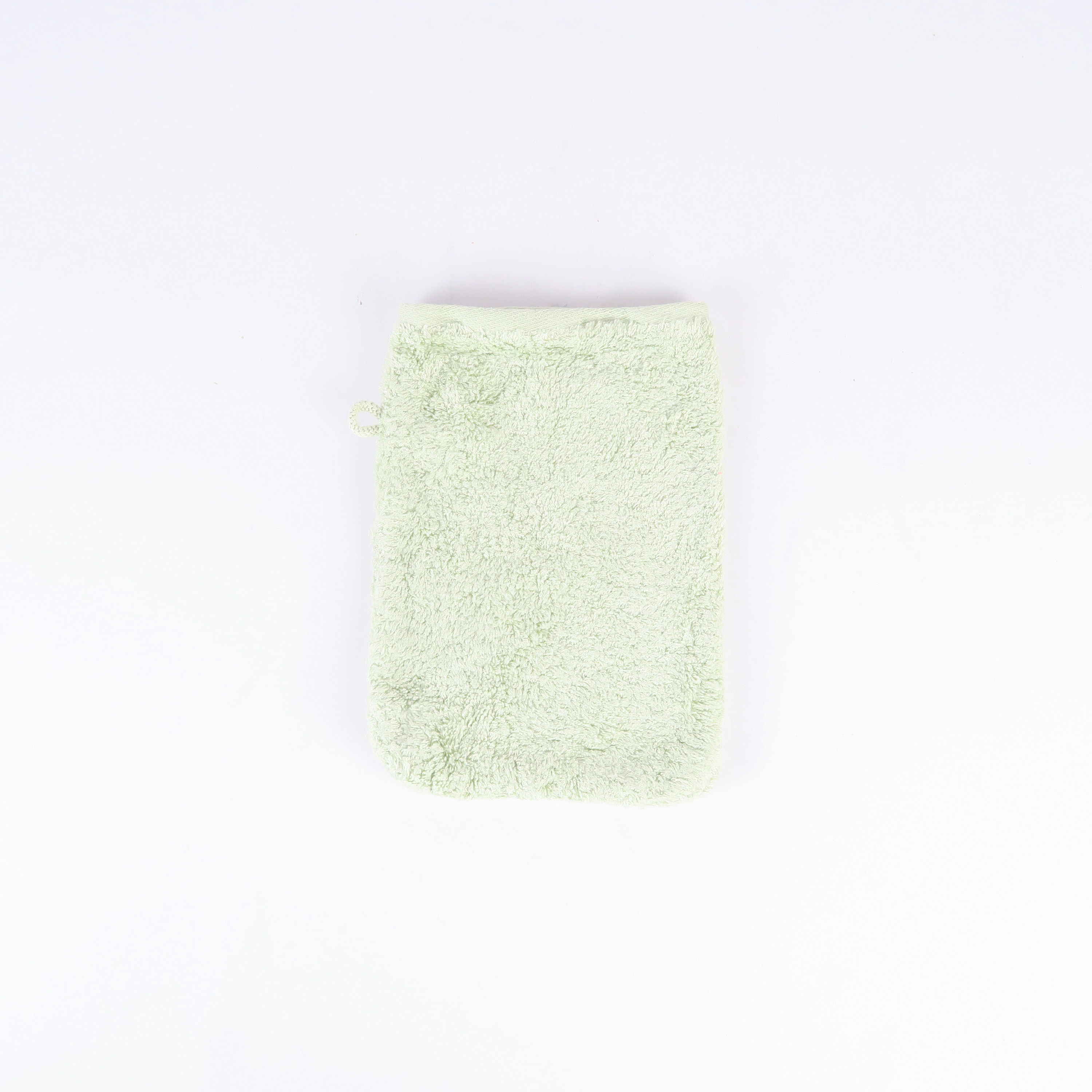 gant de toilette vert