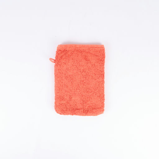 gant de toilette orange 