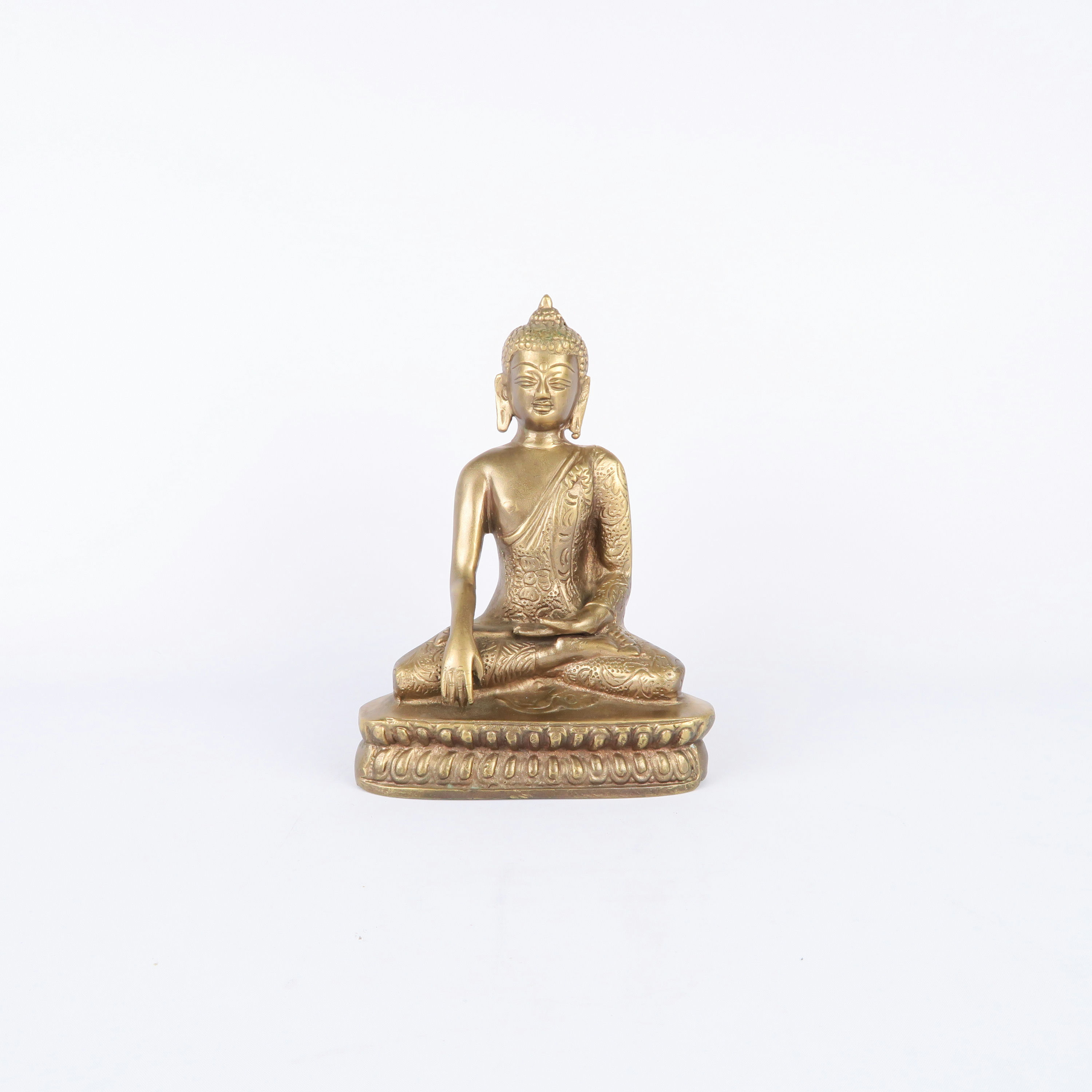 statuette buddha doré