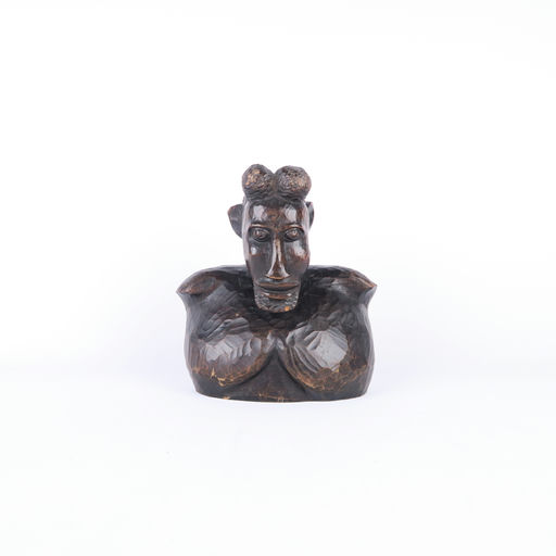 buste en bois africain