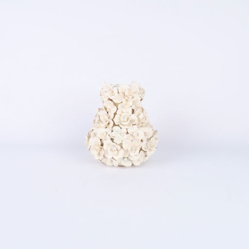 vase fleurs en relief