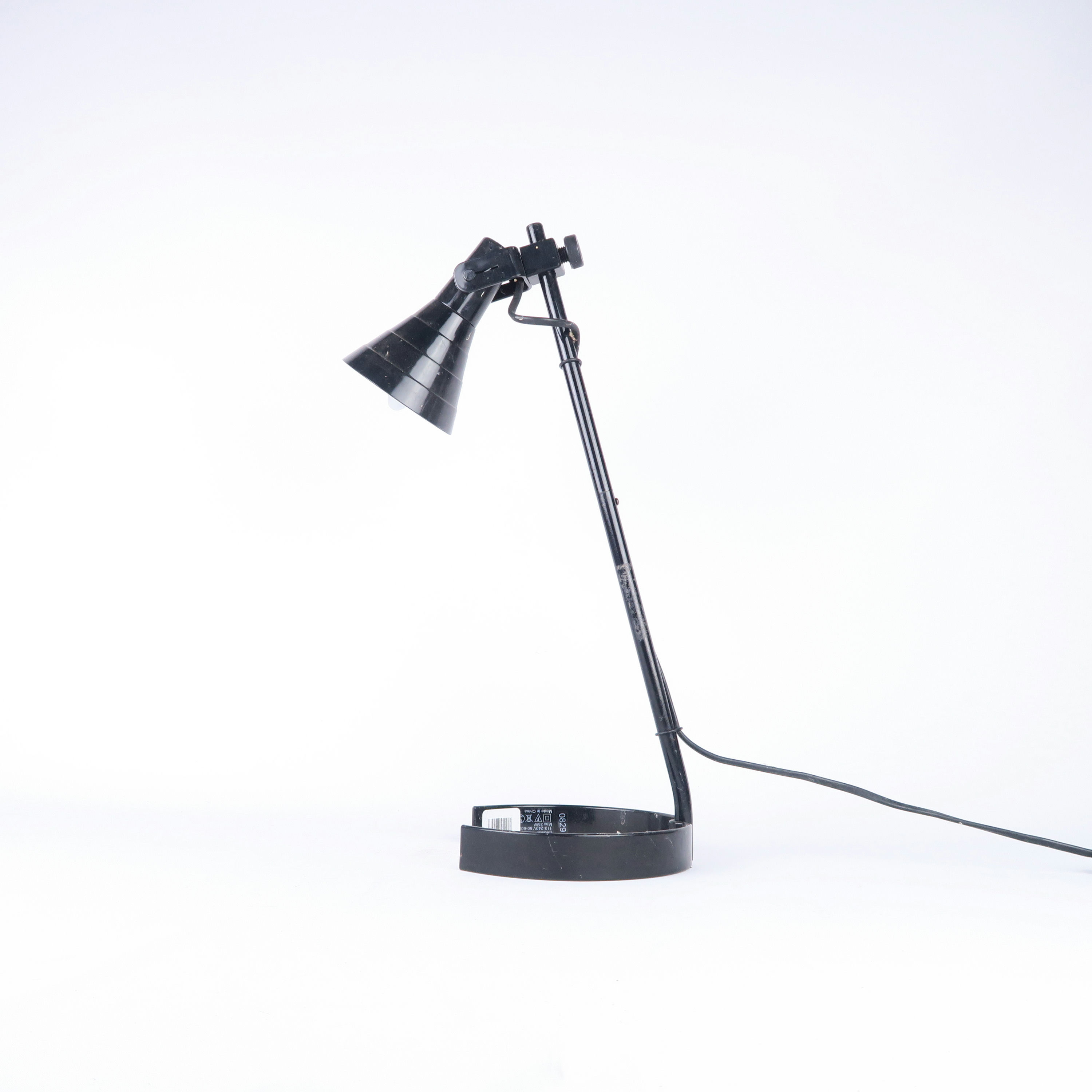 lampe de bureau noir