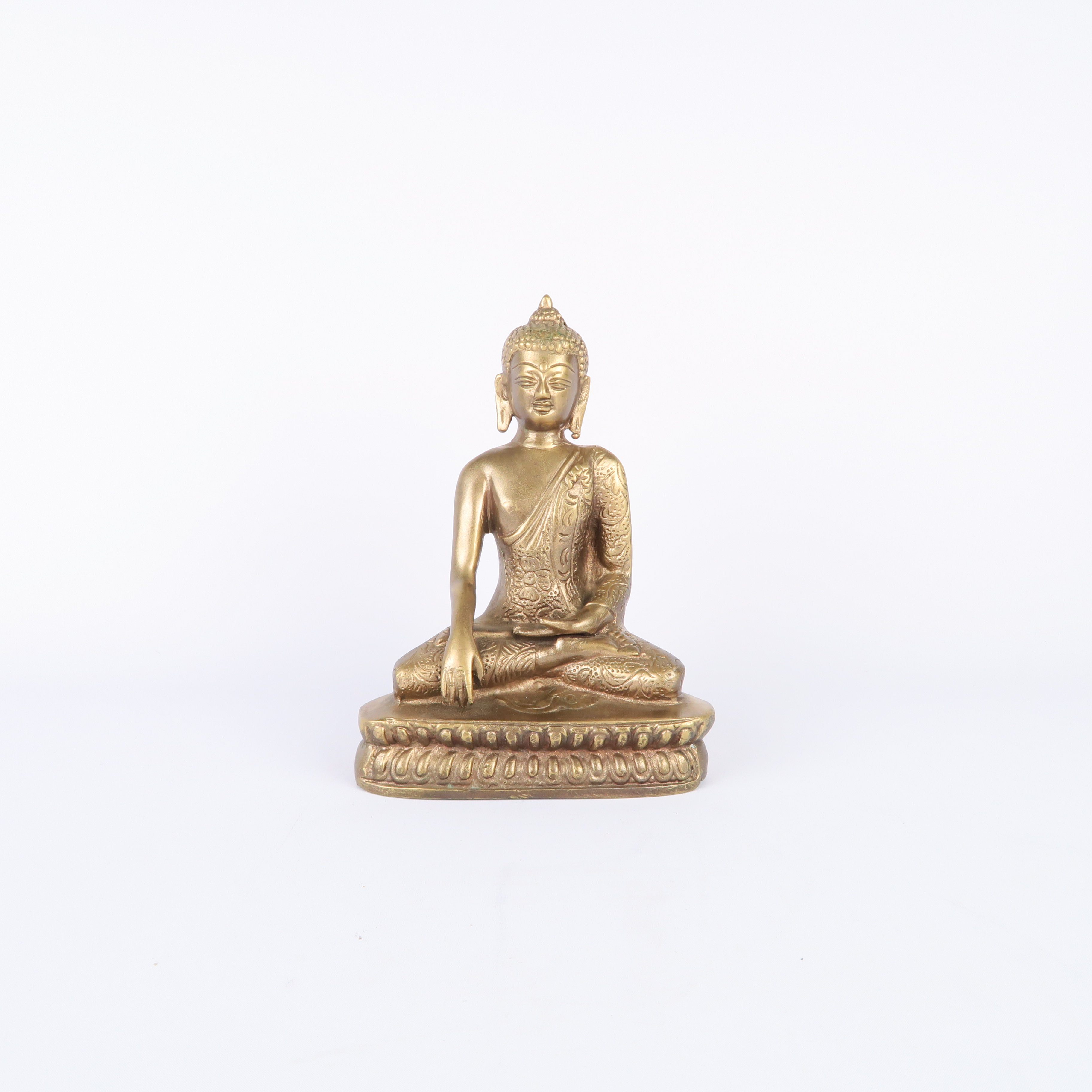statuette buddha doré