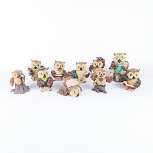 collection de hiboux érudits (divers)