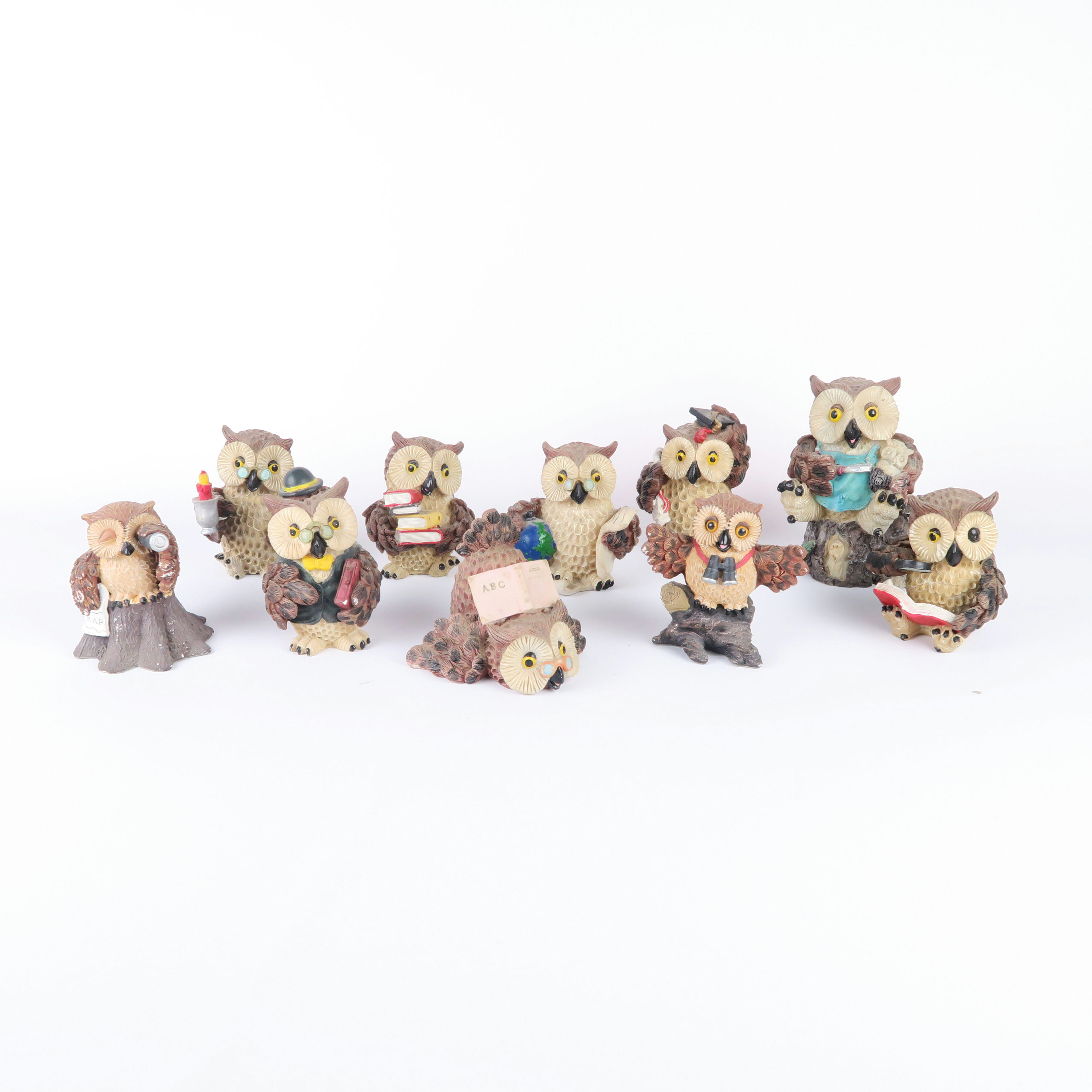 collection de hiboux érudits (divers)