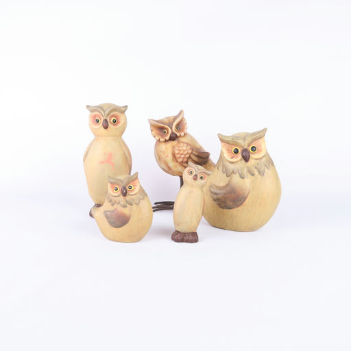 collection de hiboux (diverses tailles)