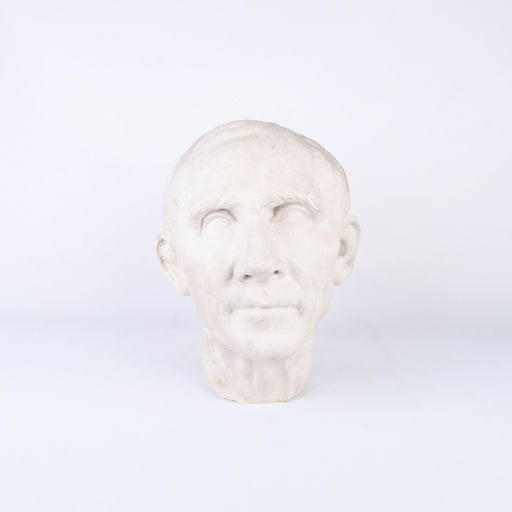 masque en plâtre d'un homme (à suspendre)