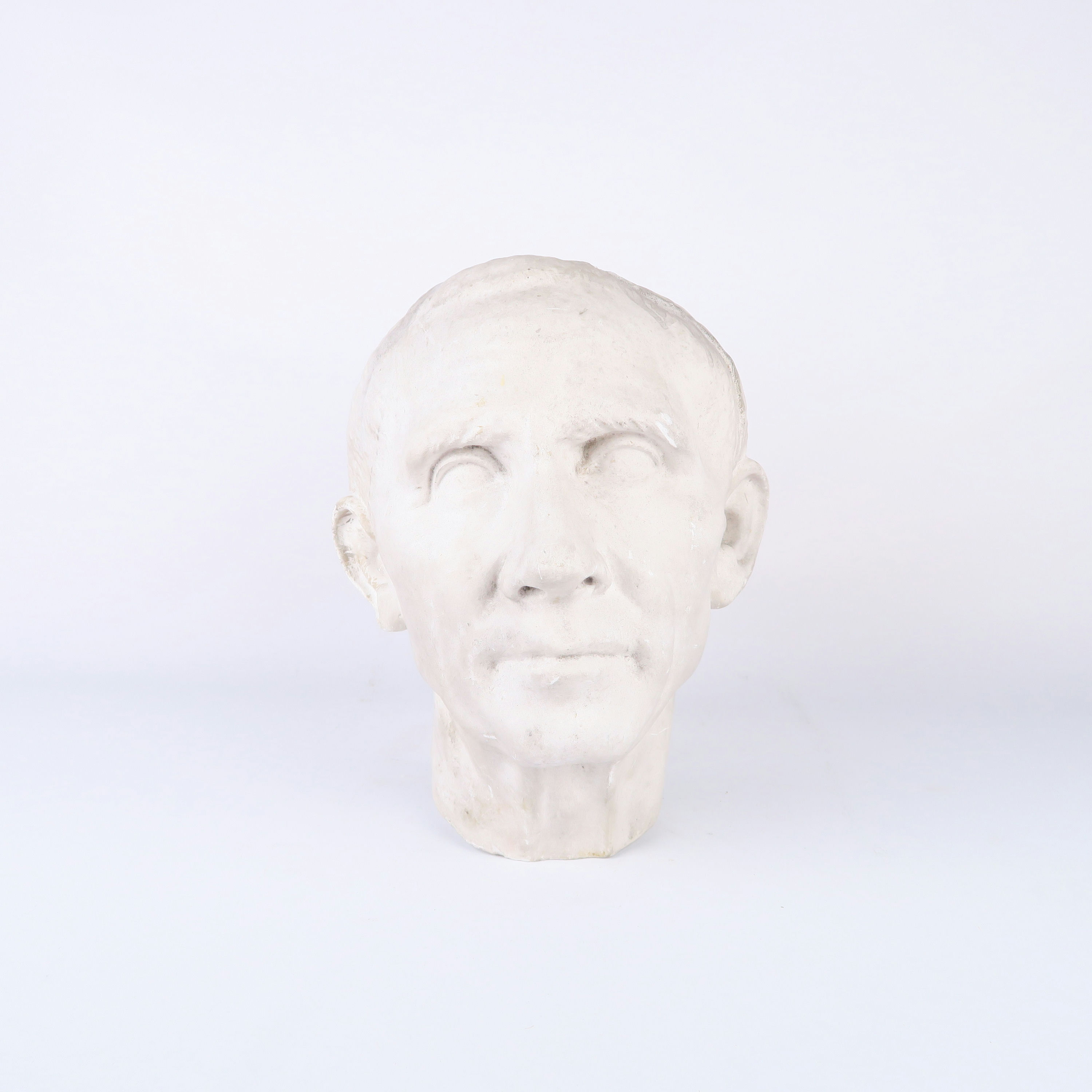 masque en plâtre d'un homme (à suspendre)