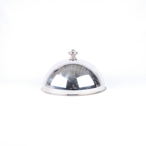 cloche en métal argenté