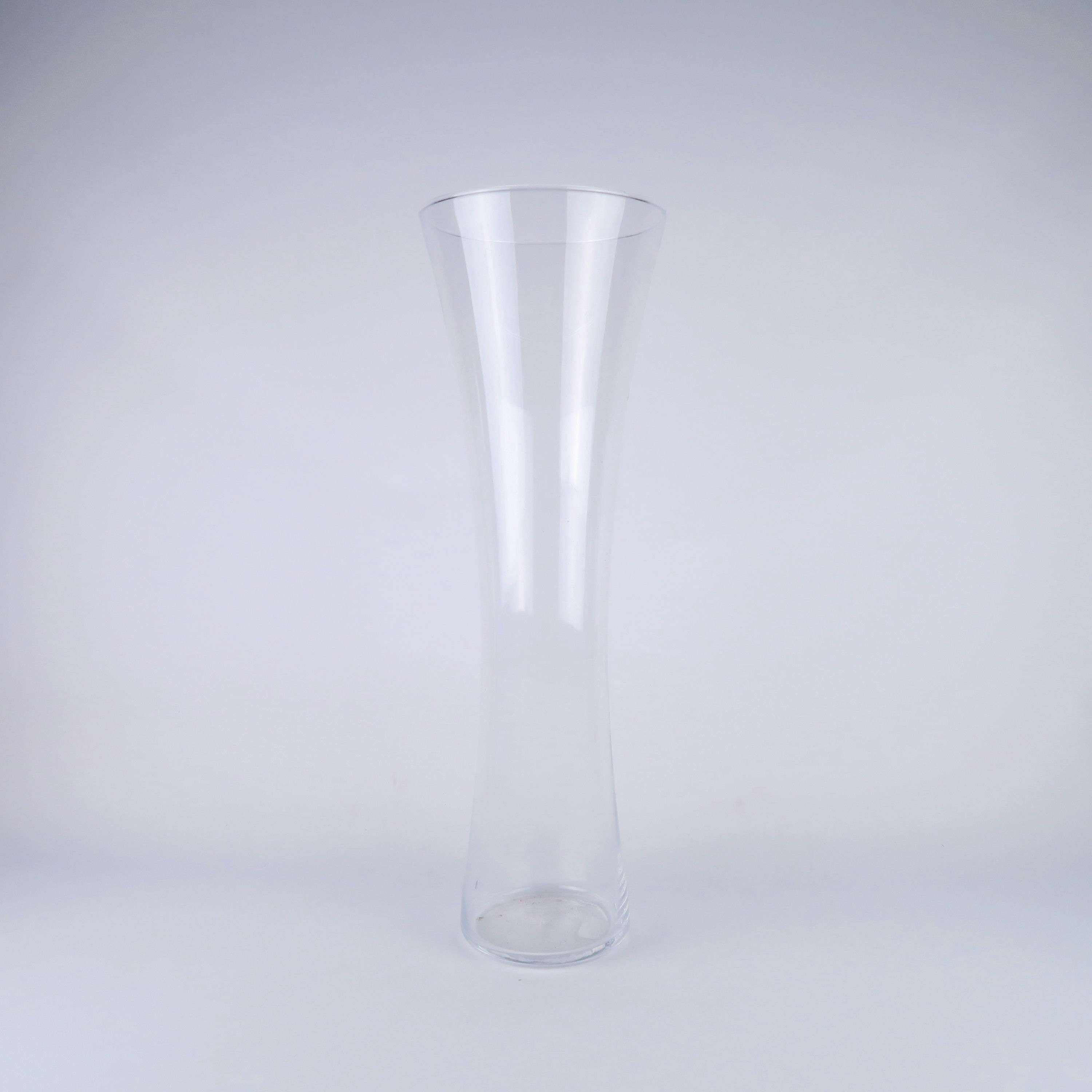 grand vase flûte en verre