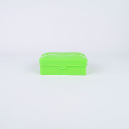 boîte en plastique vert