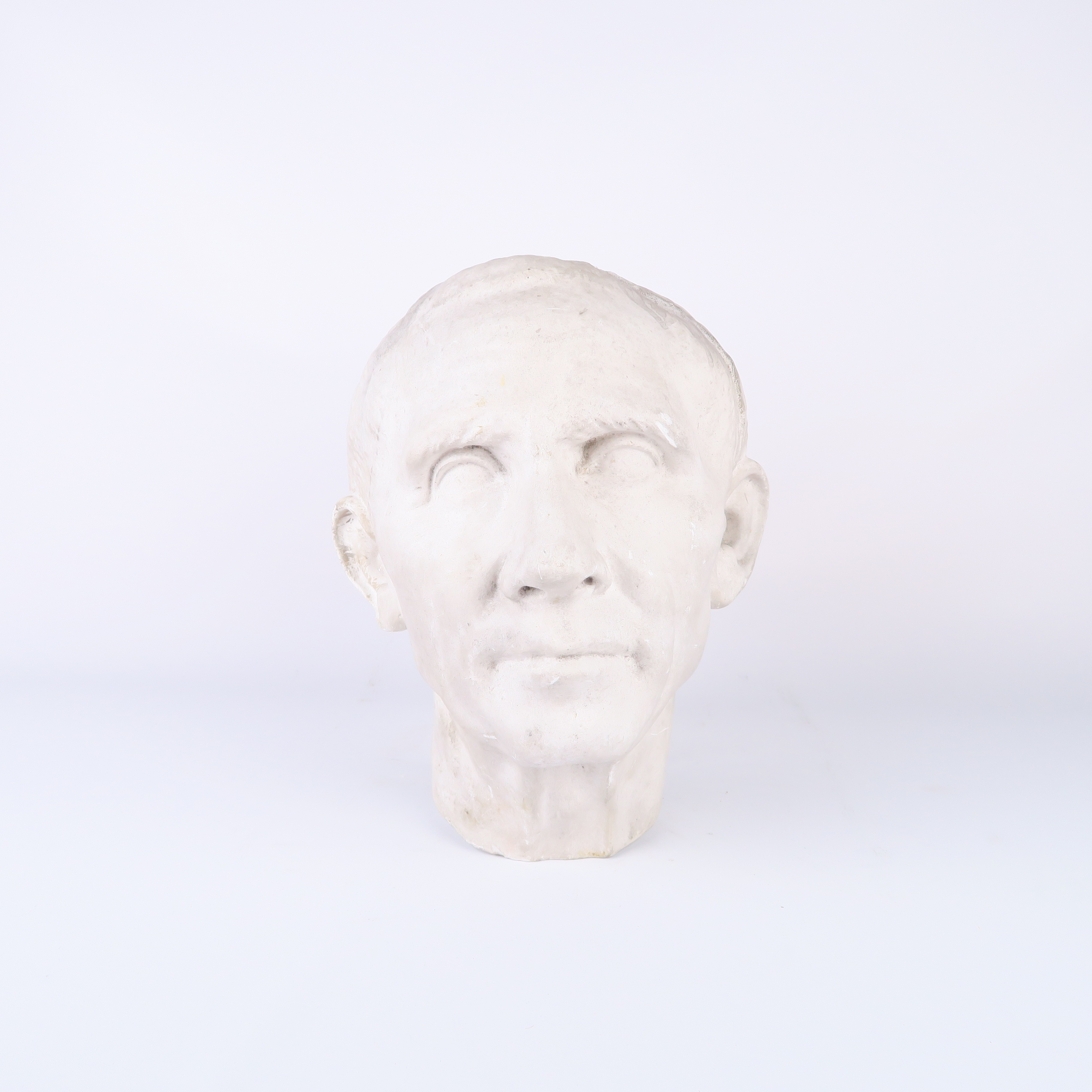 masque en plâtre d'un homme (à suspendre)