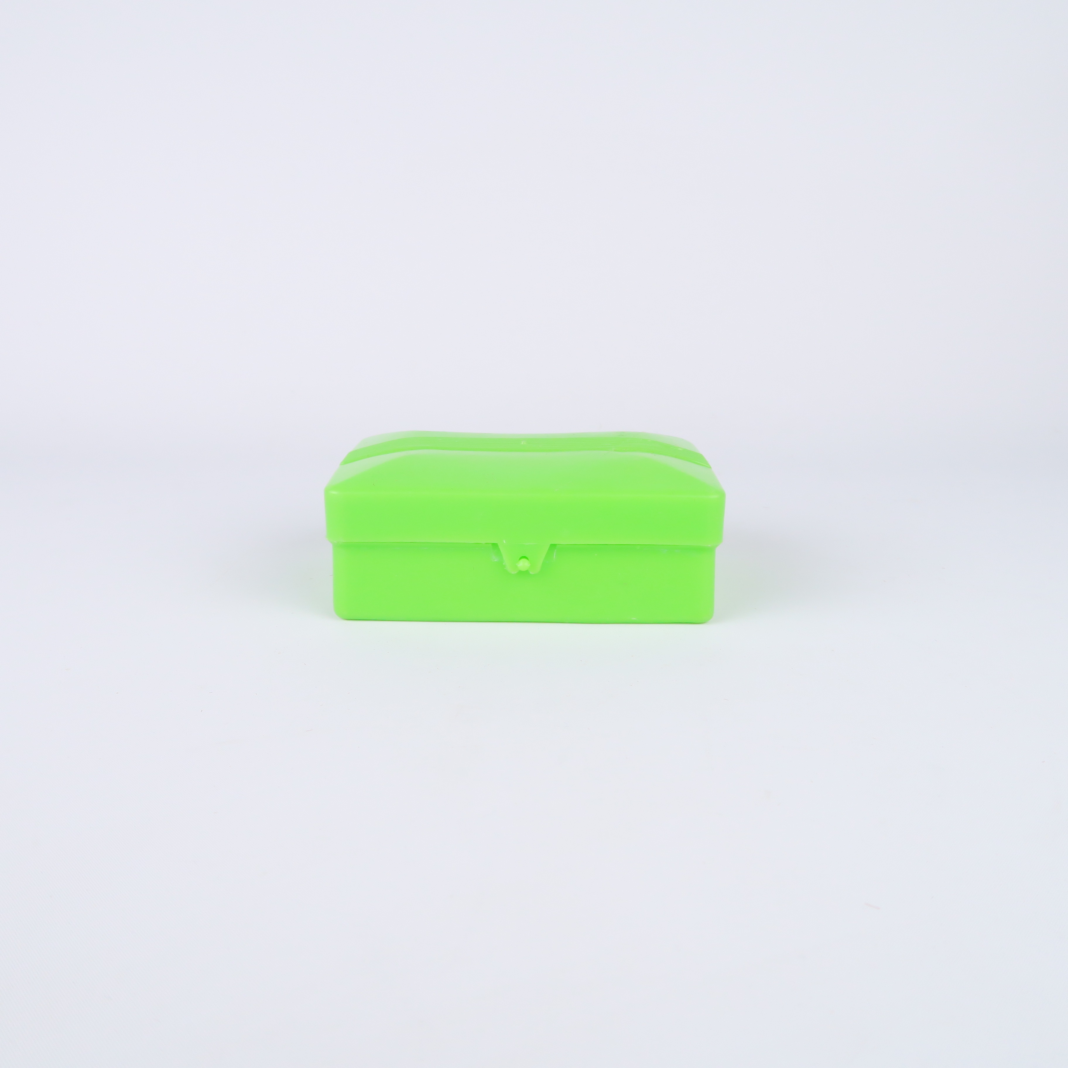 boîte en plastique vert