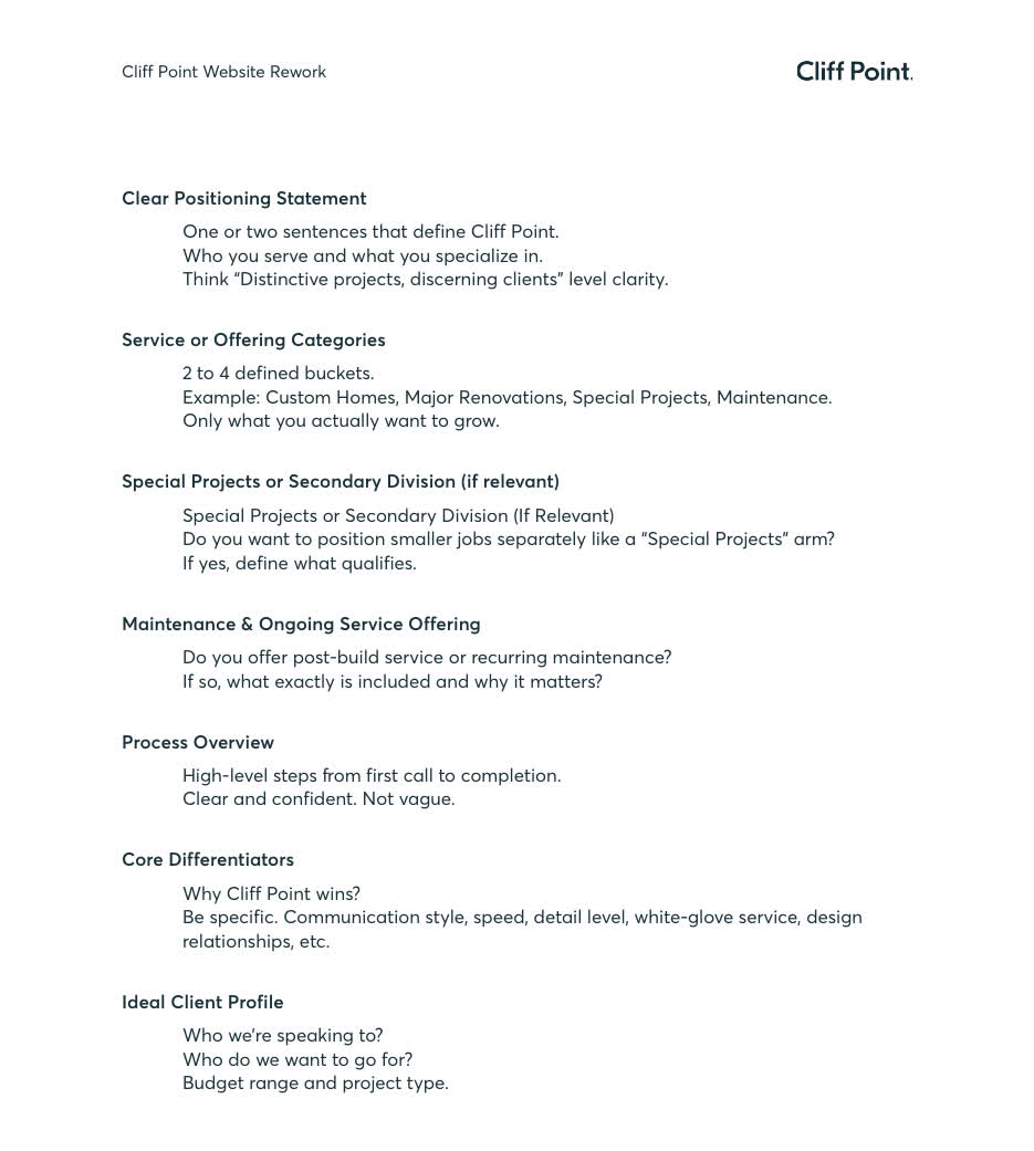 The rework questionnaire.