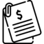 Icono de una cotización de fabricación de ropa