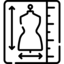 Icono de Tallaje, etapa de desarrollo de producto, servicio de Paquete Completo de GAT Fashion Lab