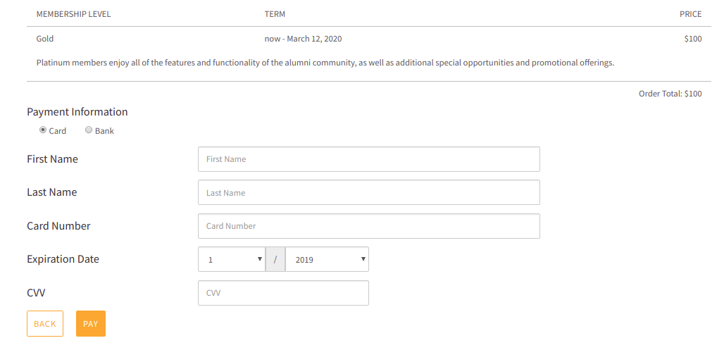 Membership-Pay