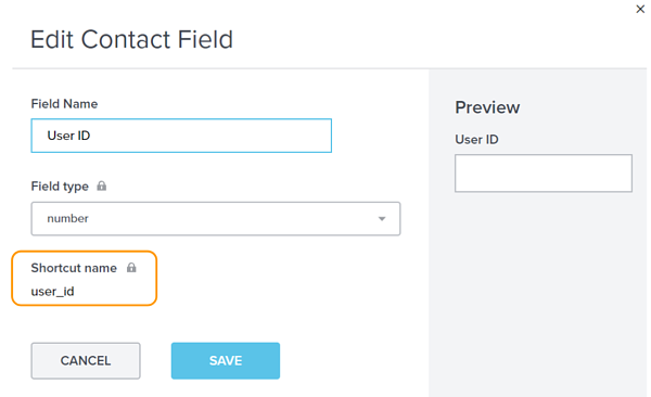 Note field name