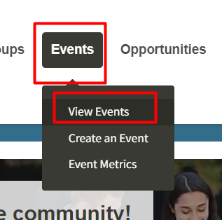 register for an event
