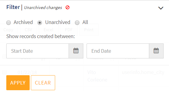Choose Filters