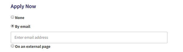 Select Application Type