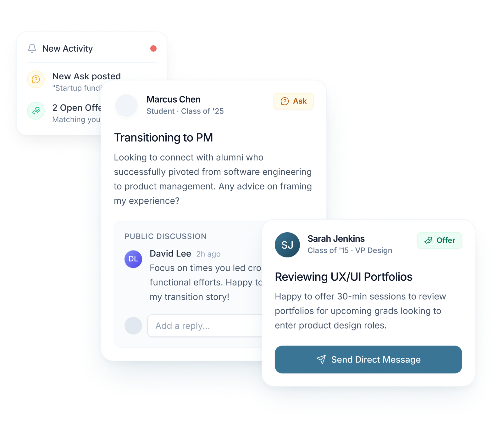Help mentors and mentees find each other and make meaningful connections - for life!
