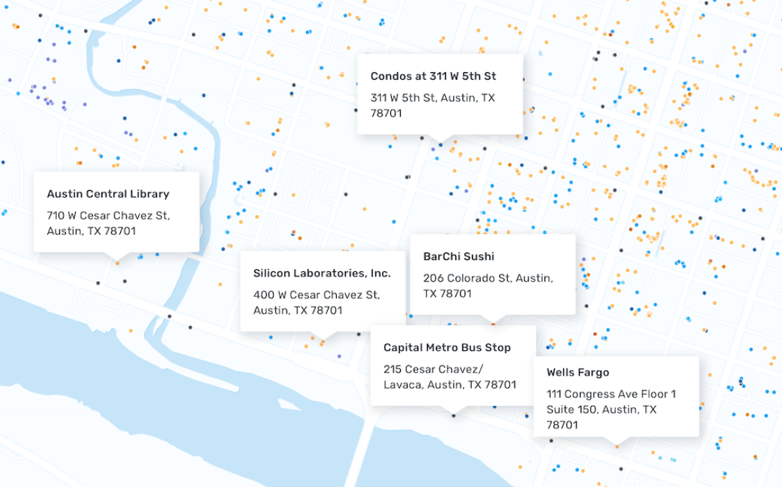Gain access to POI data for any place in the world