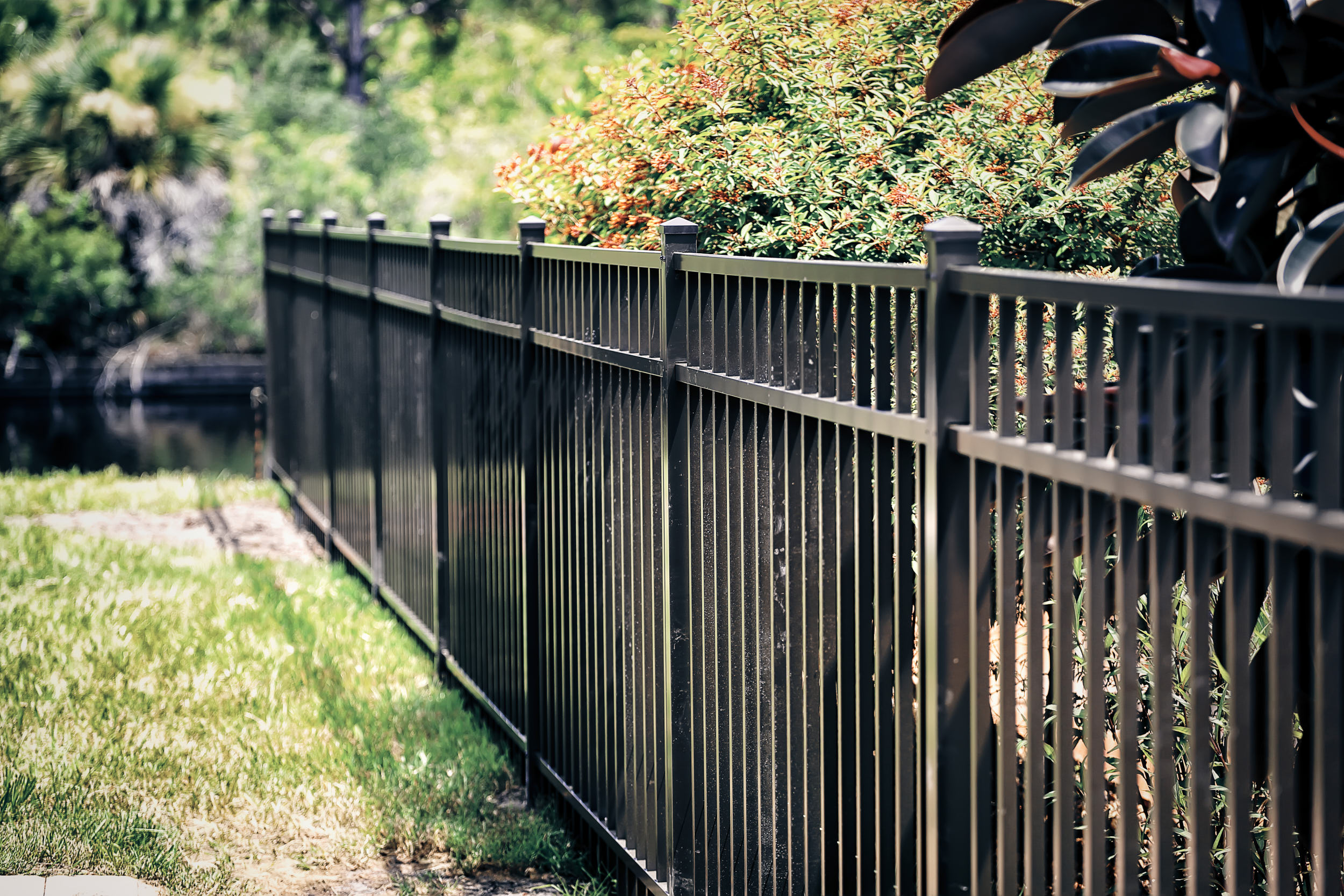 Schwarzer Zaun 
