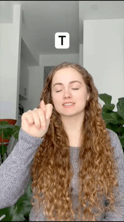 ASL handshape for the letter T