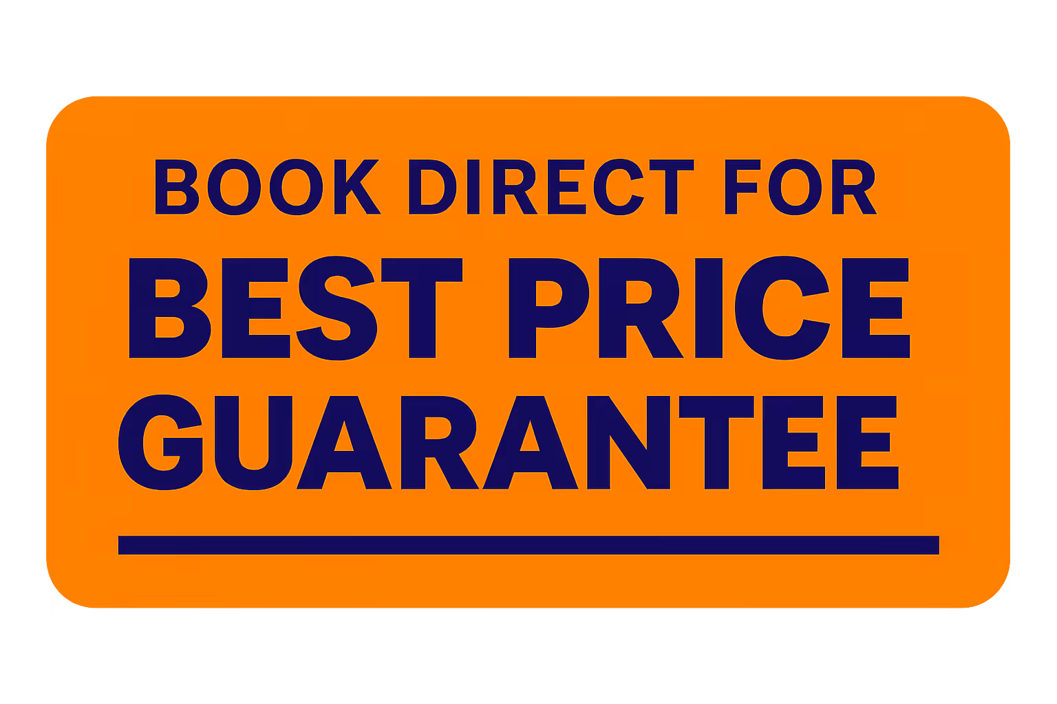 When you book direct, you’ll always get our best available rate.