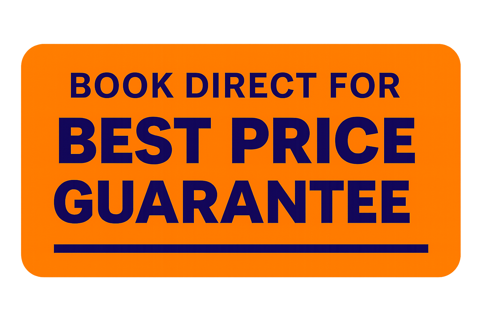 When you book direct, you’ll always get our best available rate.