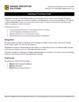 Thumbnail for "Signaltape® Trial Project Guide"