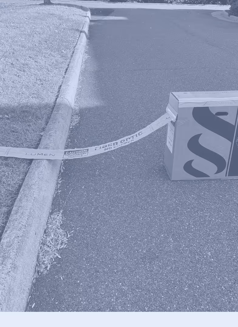 Channeltape™ Utility Identification Sleeve being dispensed from the box.