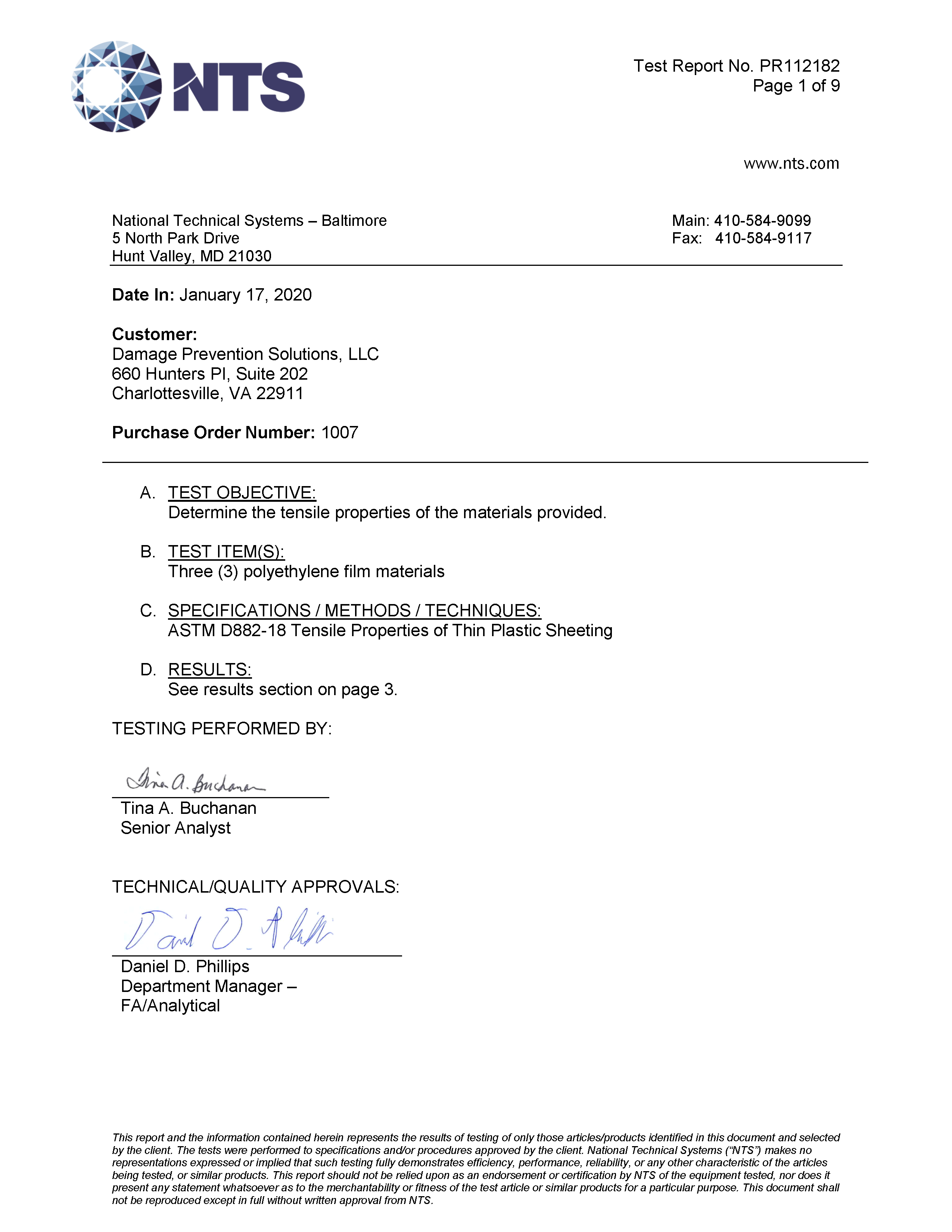 Image of page one, please download document, button is located below