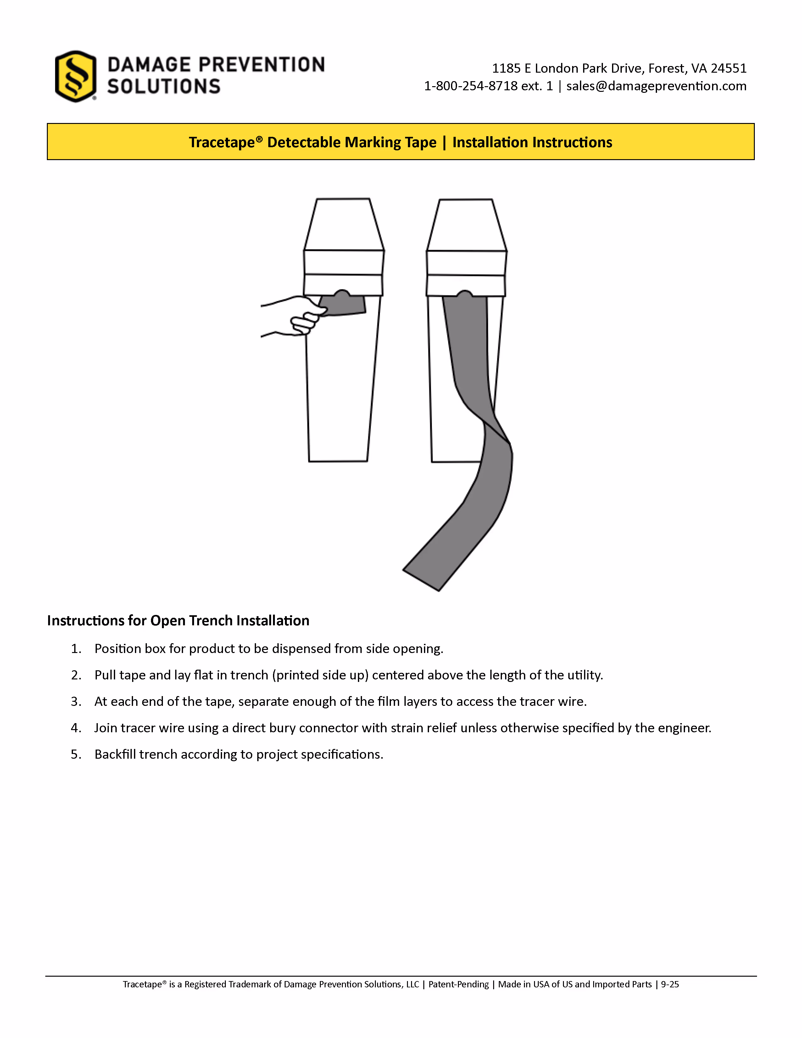 Image of page one, please download document, button is located below