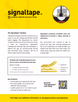 Signaltape® Underground Warning Tape - Product Handout