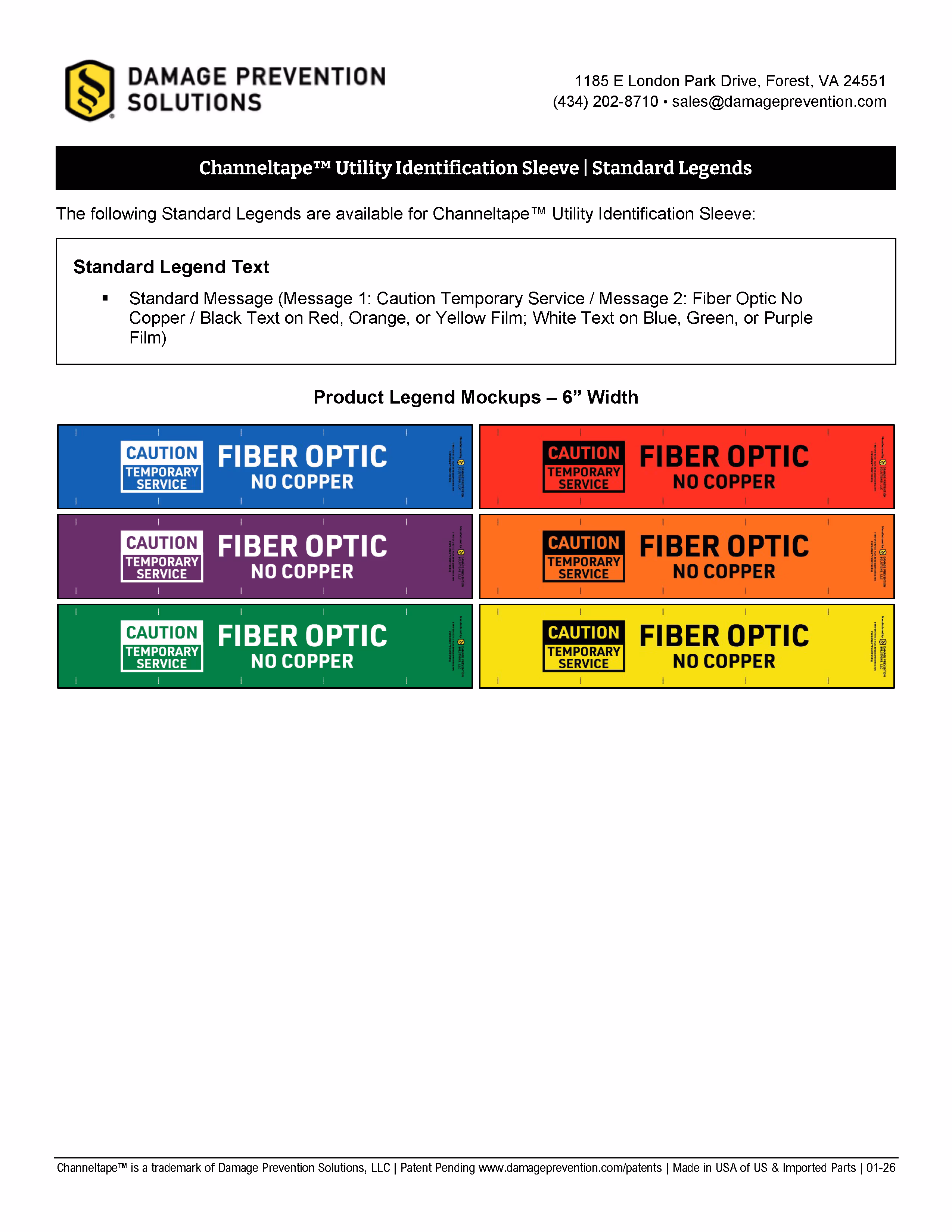 Image of page one, please download document, button is located below