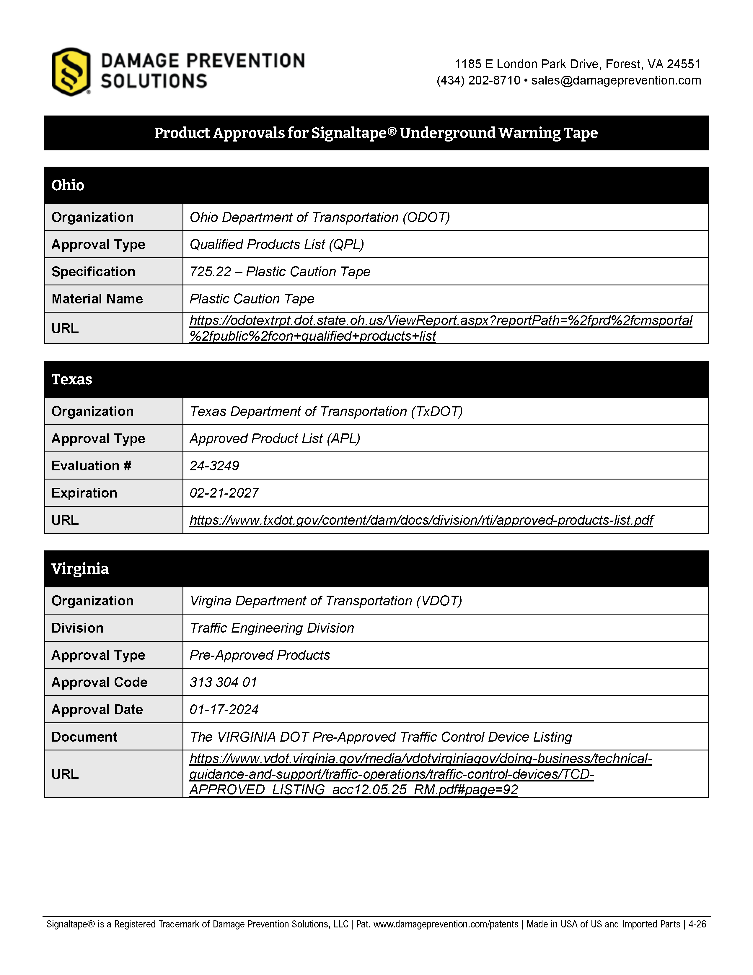 Image of page two, please download document, button is located below