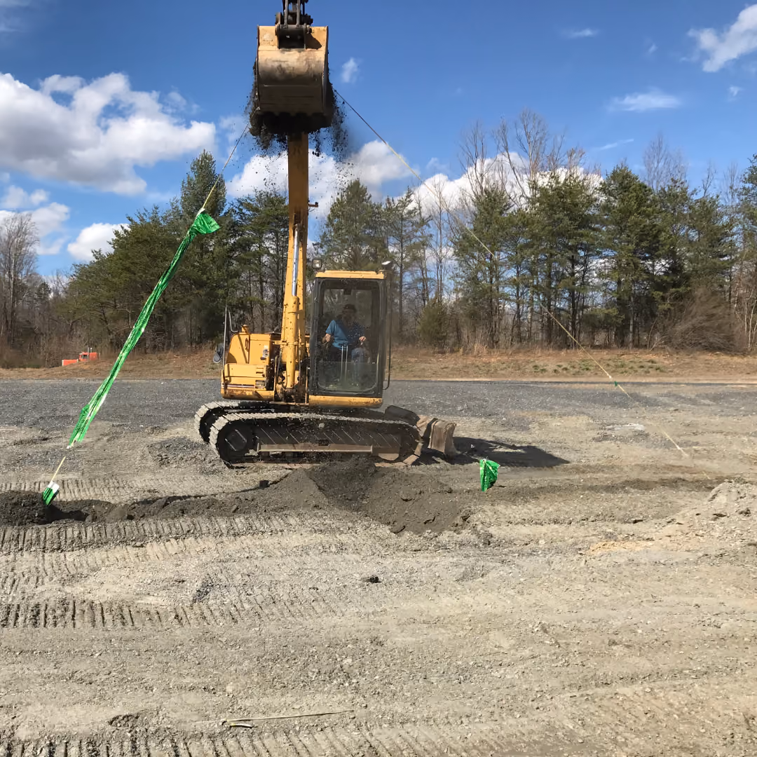 Image of Signaltape® Underground Warning Tape in use