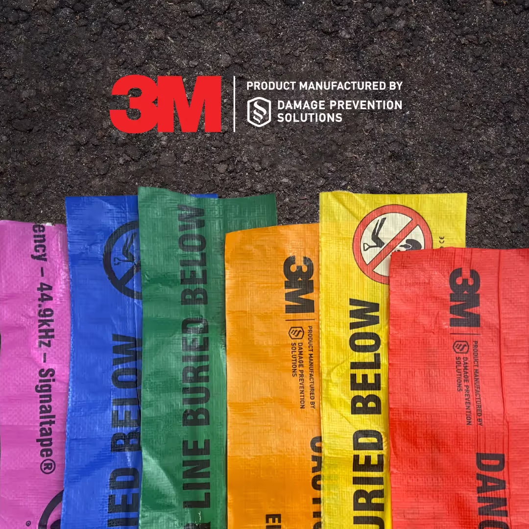 Damage Prevention Solutions and 3M Warning Tape 7900 Series