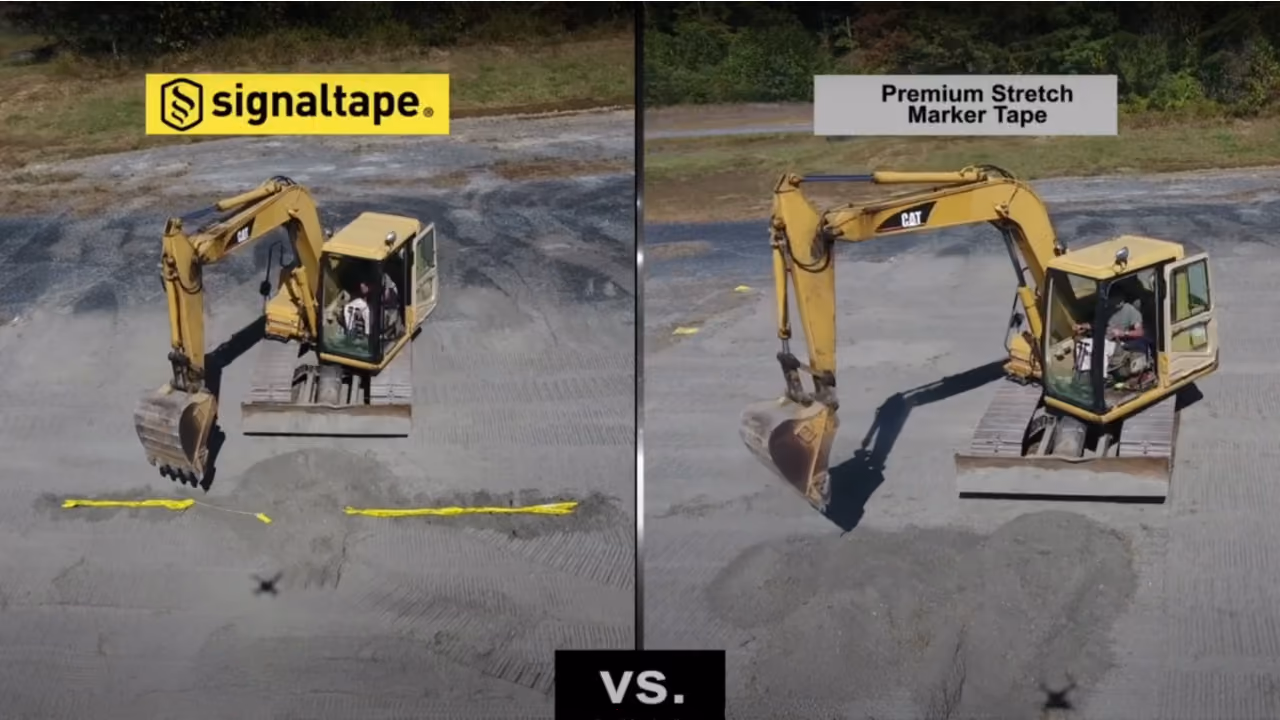 Video thumbnail with test Signaltape® vs. Premium Stretch Marker Tape