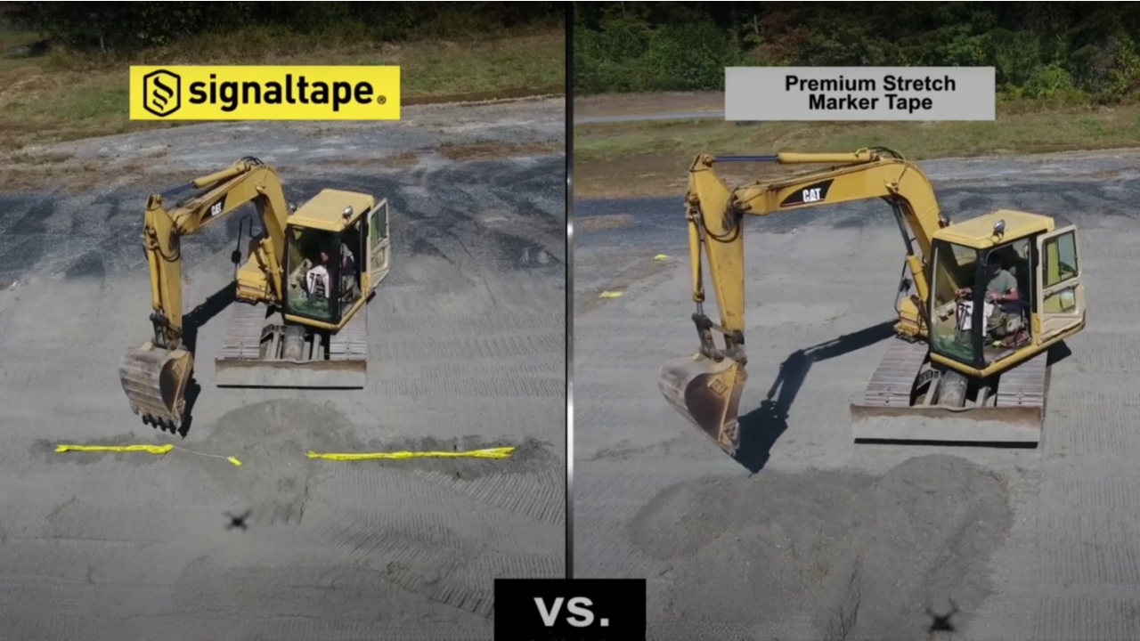 Video thumbnail with test Signaltape® vs. Premium Stretch Marker Tape