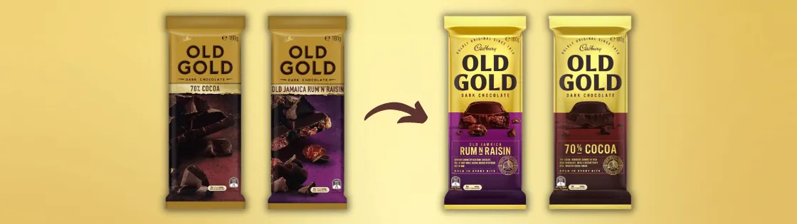 Packaging Effectiveness Playbook - Familiarity - Cadbury Old Gold
