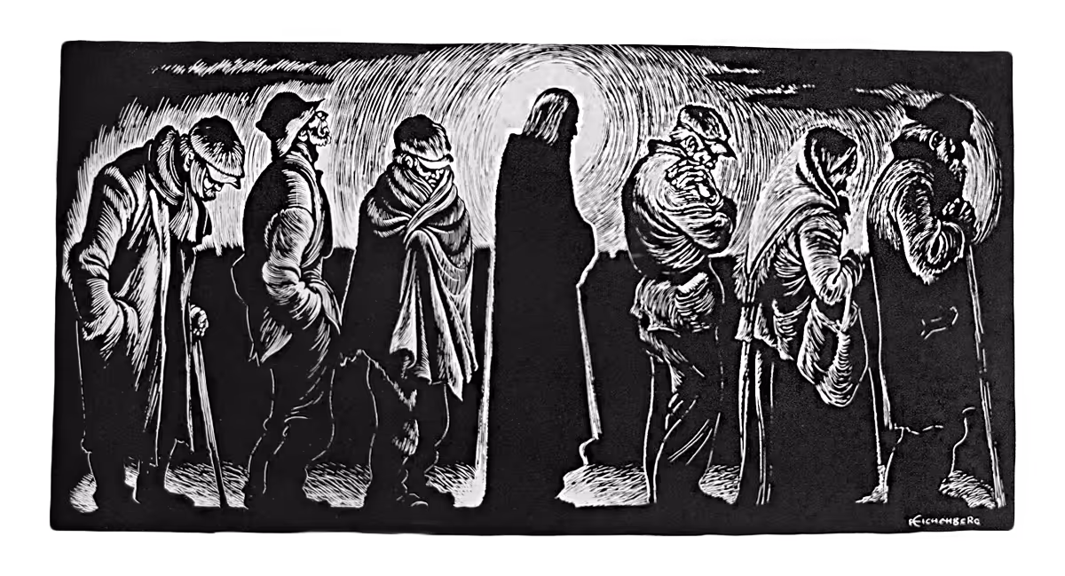 Fritz Eichenberg, "Christ of the Breadlines," 1953