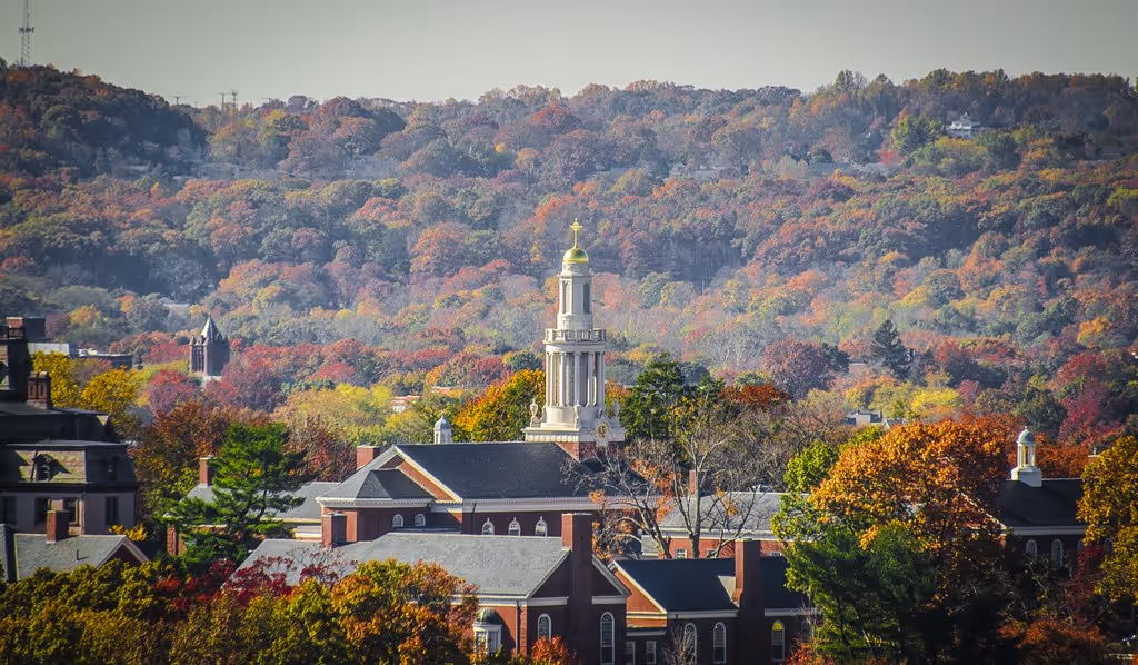 Yale Divinity School during the Fall