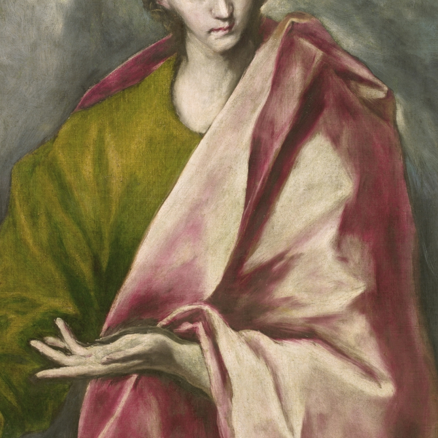 El Greco, “Saint John the Evangelist”, ca. 1605, oil on canvas